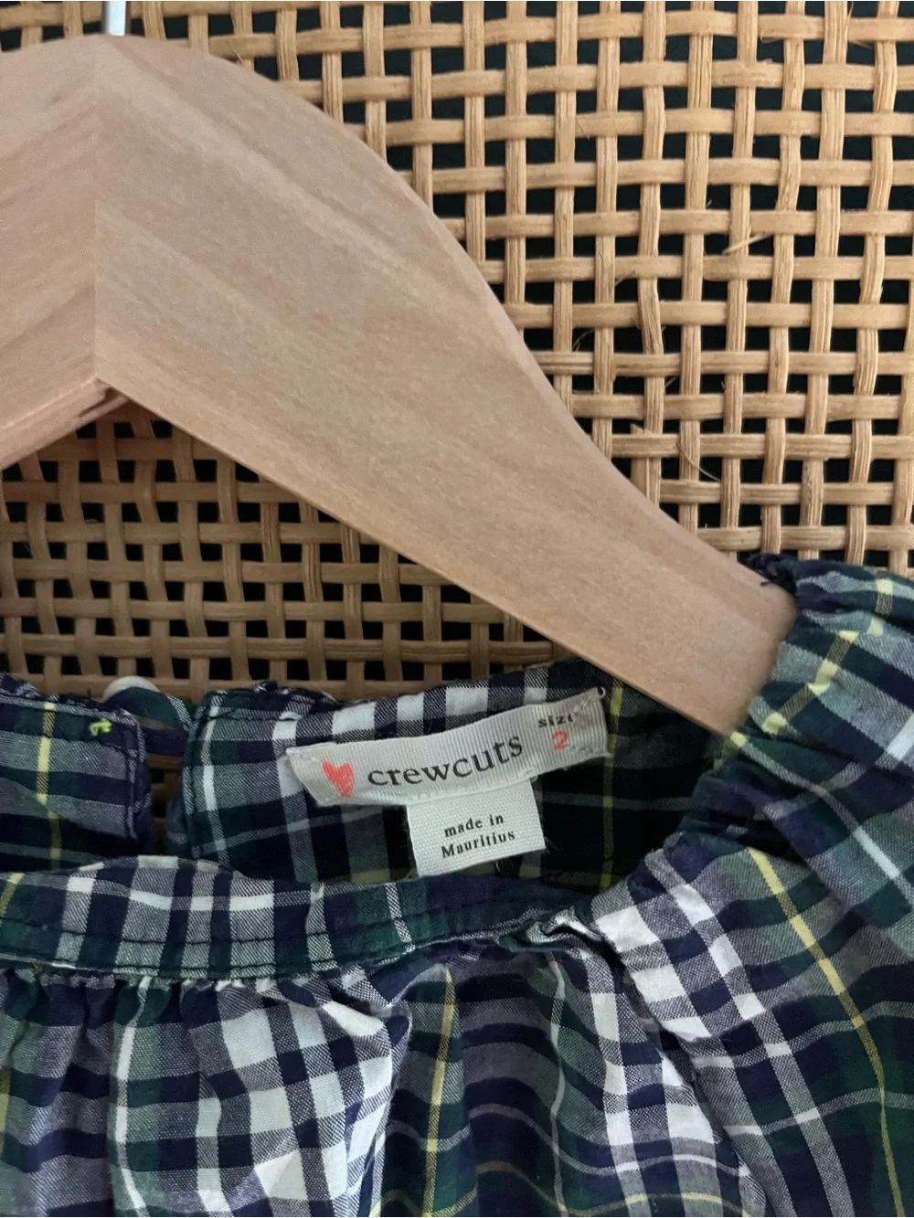 Crewcuts 2T Plaid Dress